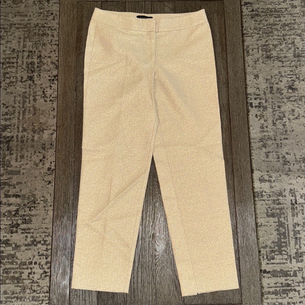 Talbots Metallic Lamé Signature Pants